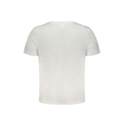 White Cotton Men's T-Shirt