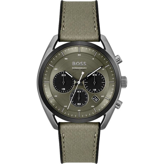 Green Fabric Dress Watch