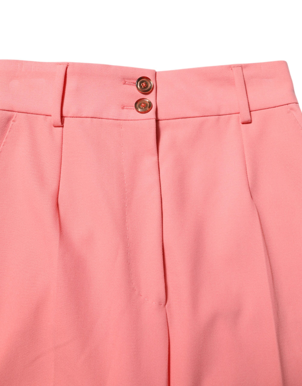 Pink High Waist Tapered Dress Pants