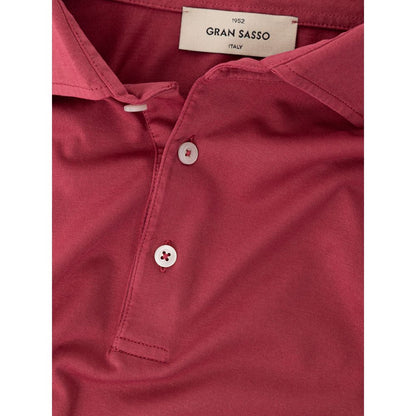 Red Cotton Polo Shirt