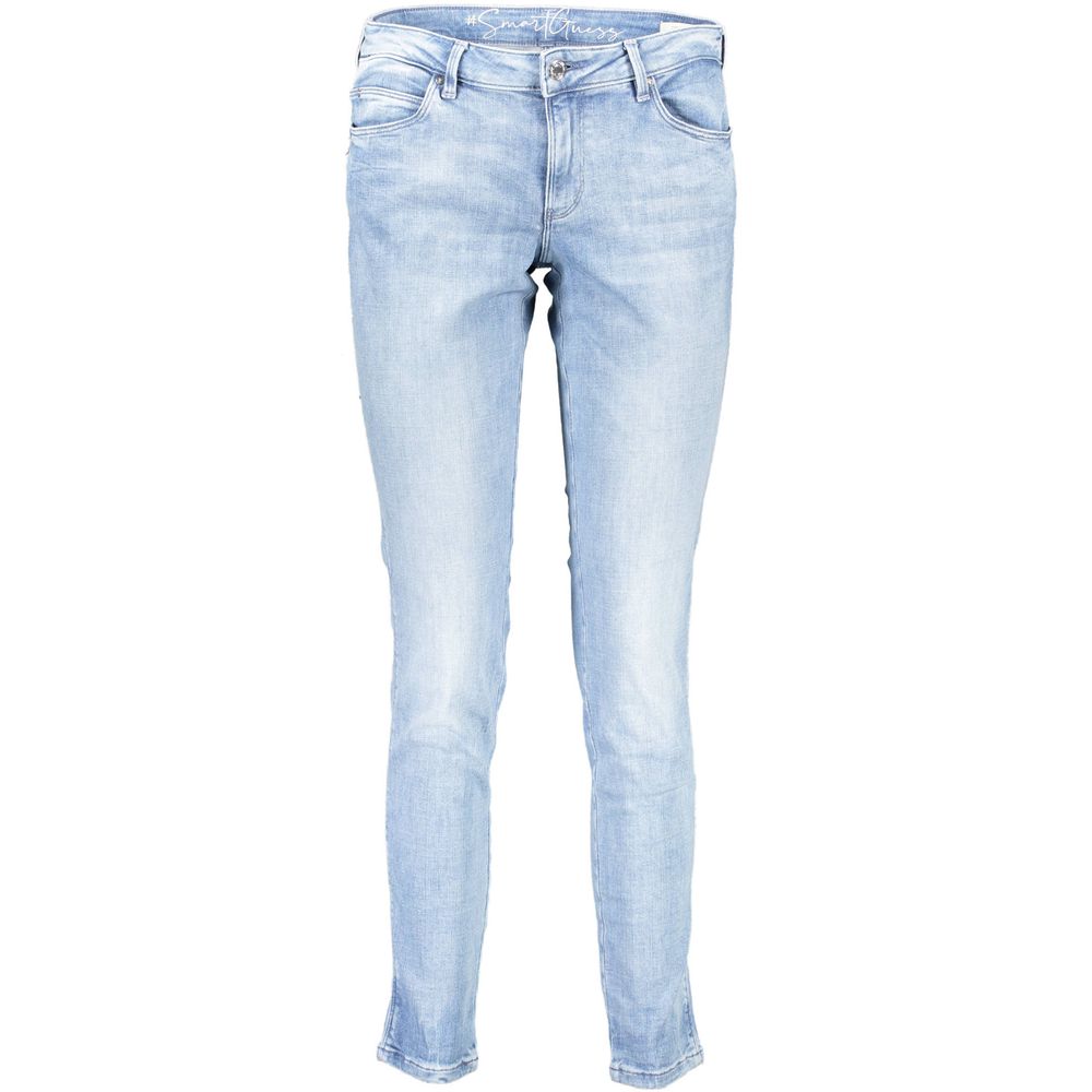 Blue Cotton Jeans Denim