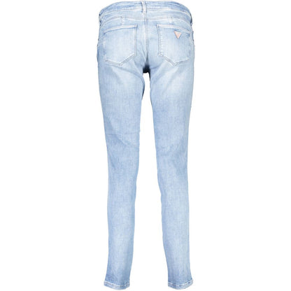Blue Cotton Jeans Denim