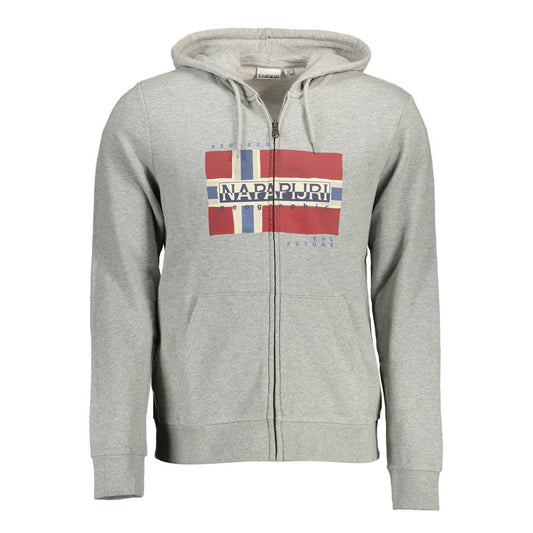 Gray Cotton Men Sweater