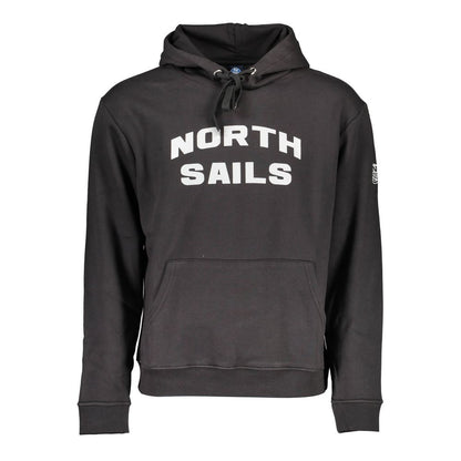 Black Cotton Men Sweater