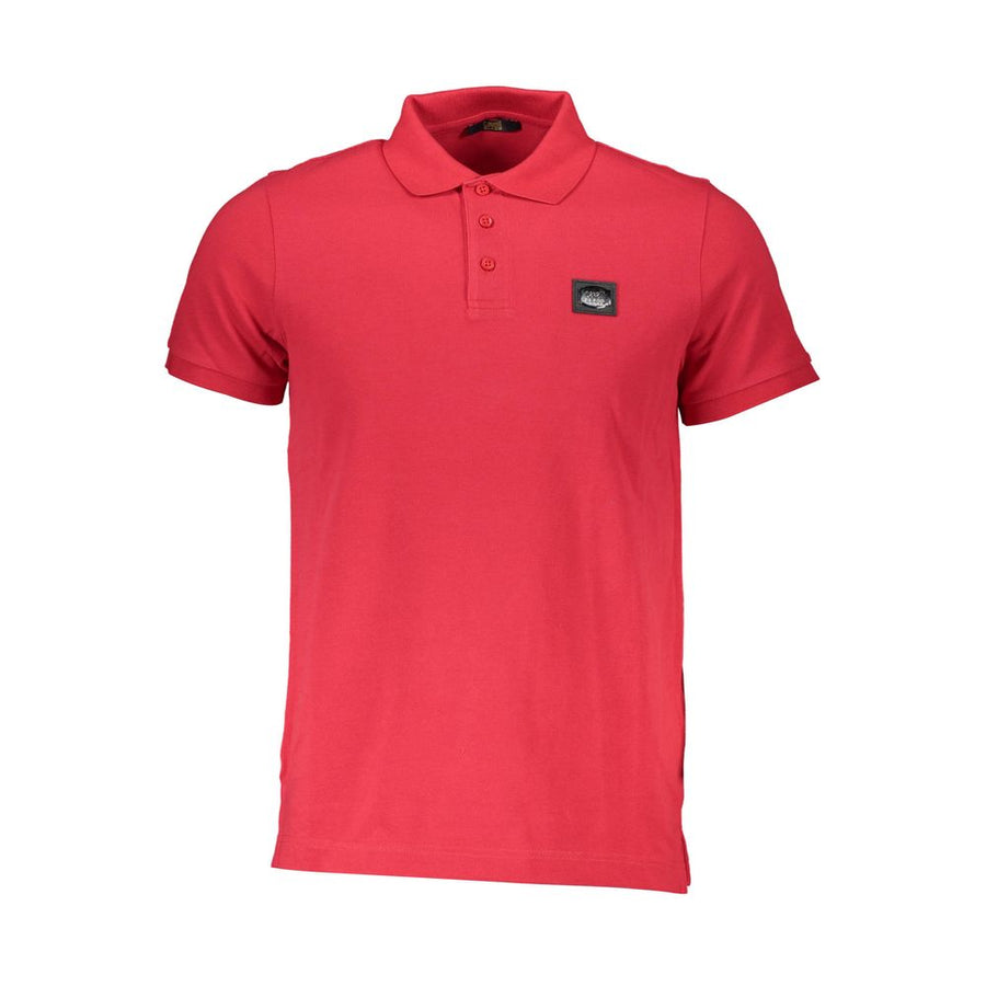 Red Cotton Polo Shirt