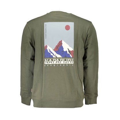 Green Cotton Sweatshirt