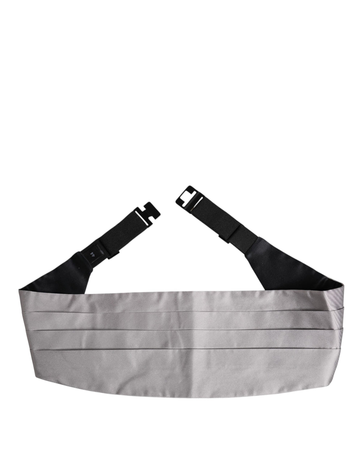 Gray Men 100% Silk Belt Wide Waist Cummerbund