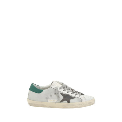 White Calf Leather Bos Taurus Low Top Sneakers