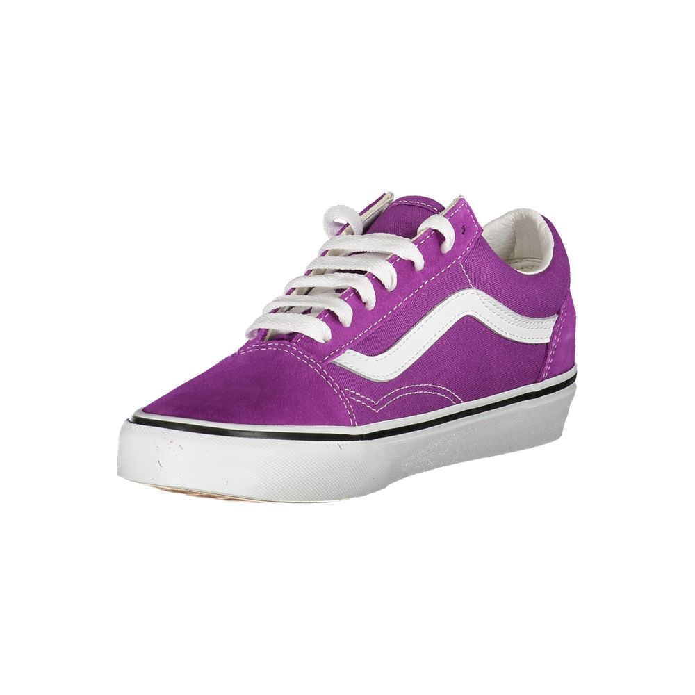 Purple Polyester Sneaker