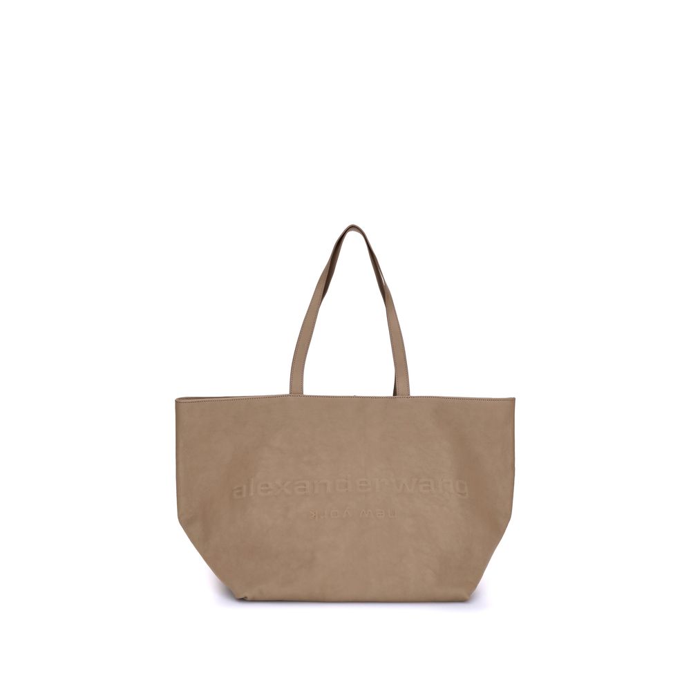 Beige Nylon Handbag
