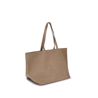 Beige Nylon Handbag