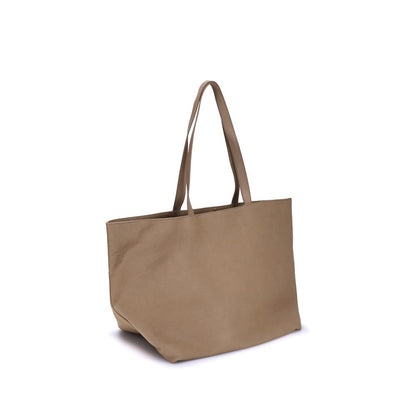 Beige Nylon Handbag