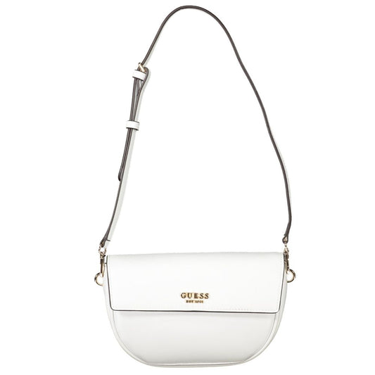White Polyethylene Women Handbag