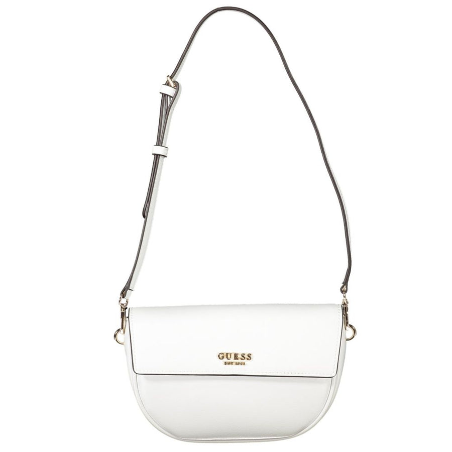 White Polyethylene Women Handbag