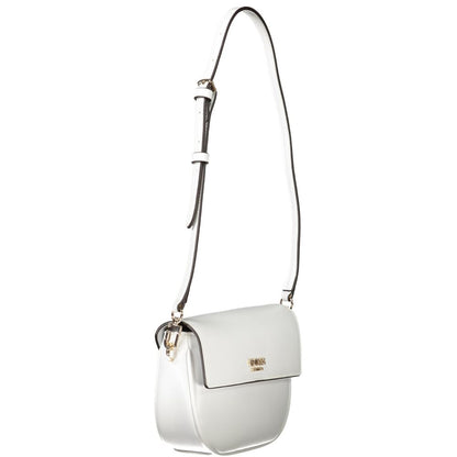 White Polyethylene Women Handbag