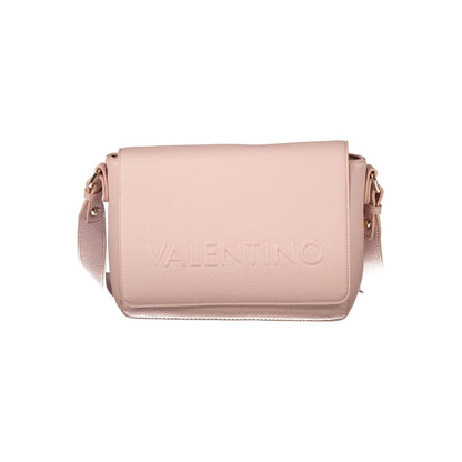Pink Polyethylene Women Handbag