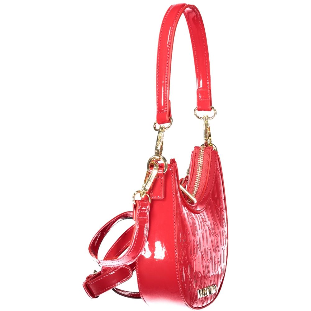 Red Polyethylene Women Handbag