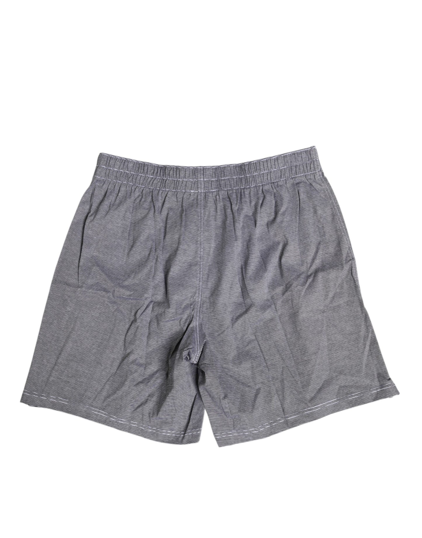Gray Striped Cotton Regular Boxer Underwear