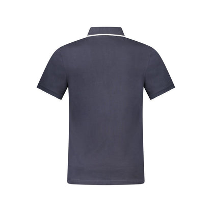 Blu Cotton Slim Men Polo