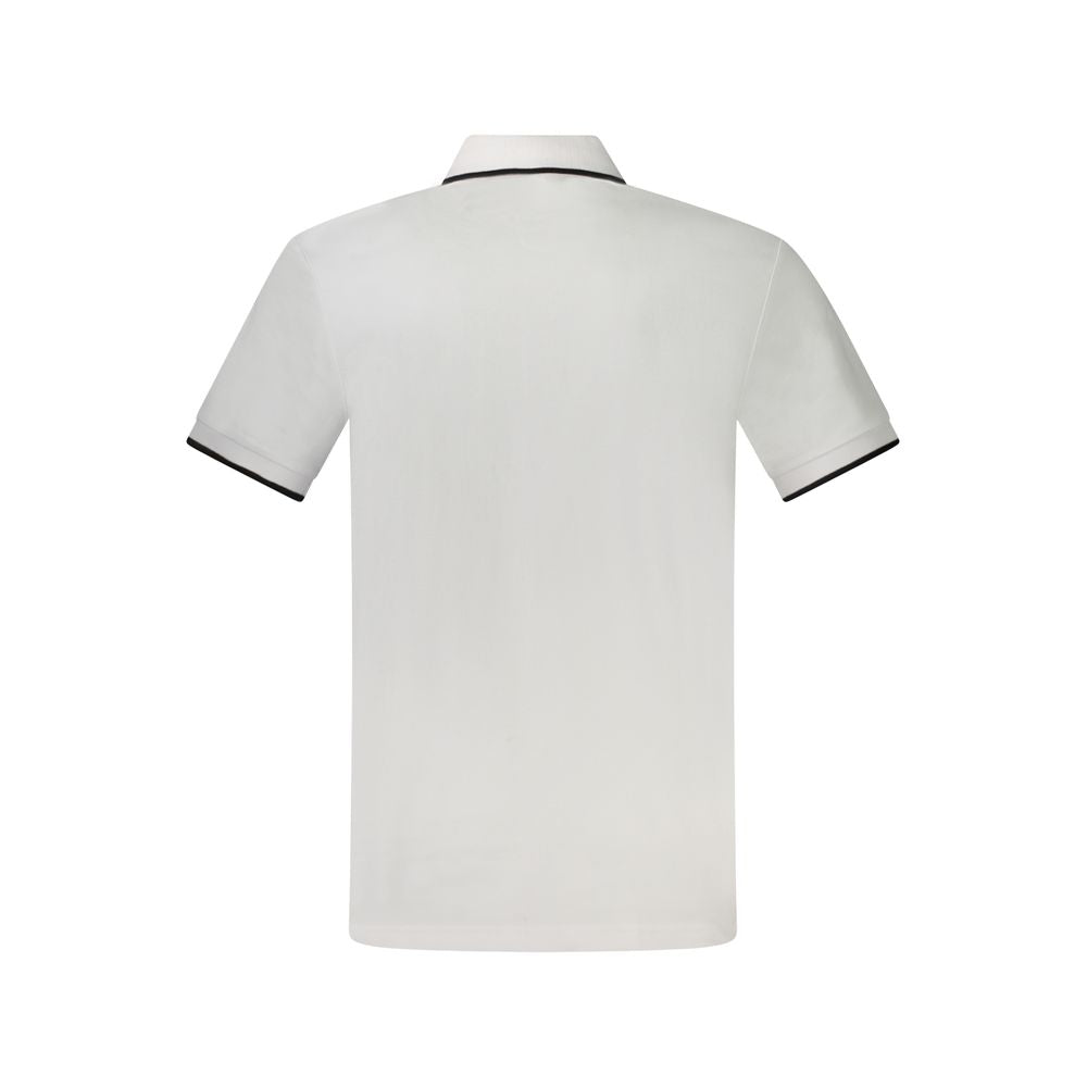 White Cotton Men's Polo Shirt