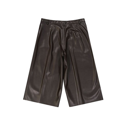 Faux Leather Shorts