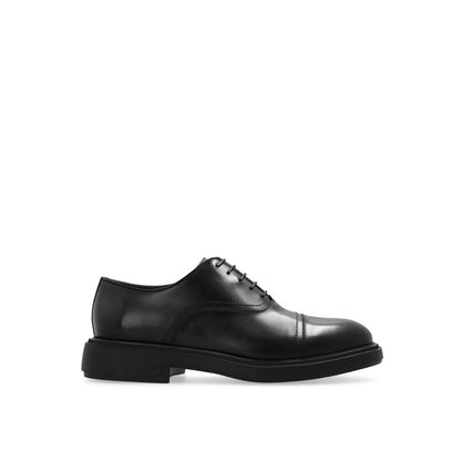 Black Calfskin Oxfords And Derbies
