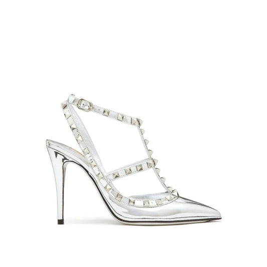 Rockstud Leather Pumps