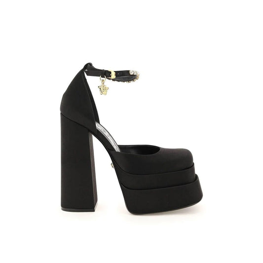 Silk Satin Platform Pumps