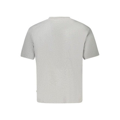 Gray Cotton Women T-Shirt