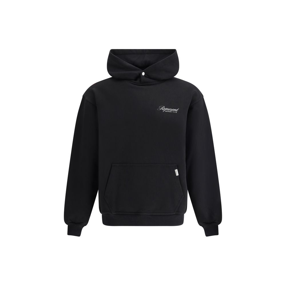 Black Cotton Sweatshirt