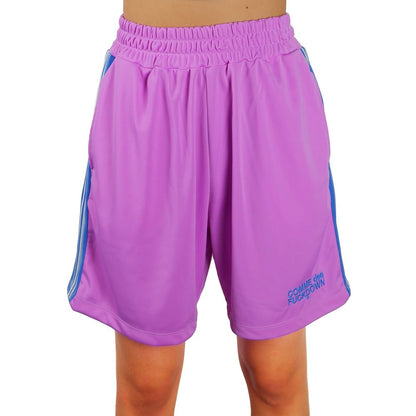 Purple Polyester Short