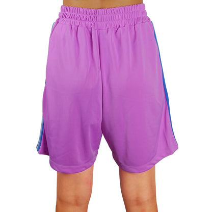 Purple Polyester Short