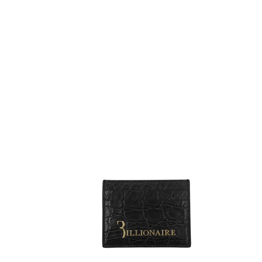 Black Crocodile Cardholder