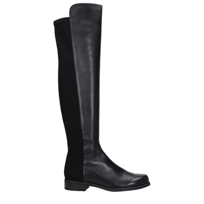 Black Leather Over The Knee