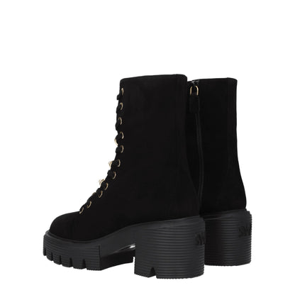 Black Leather Ankle Boots