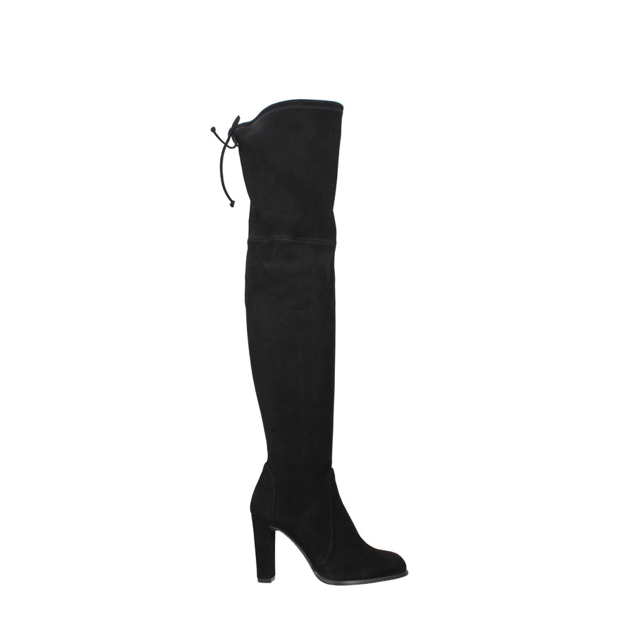 Black Leather Over The Knee