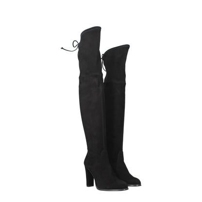 Black Leather Over The Knee
