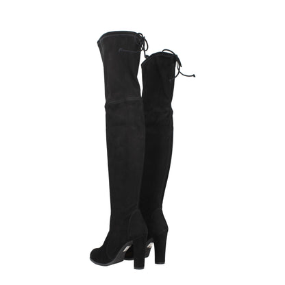 Black Leather Over The Knee