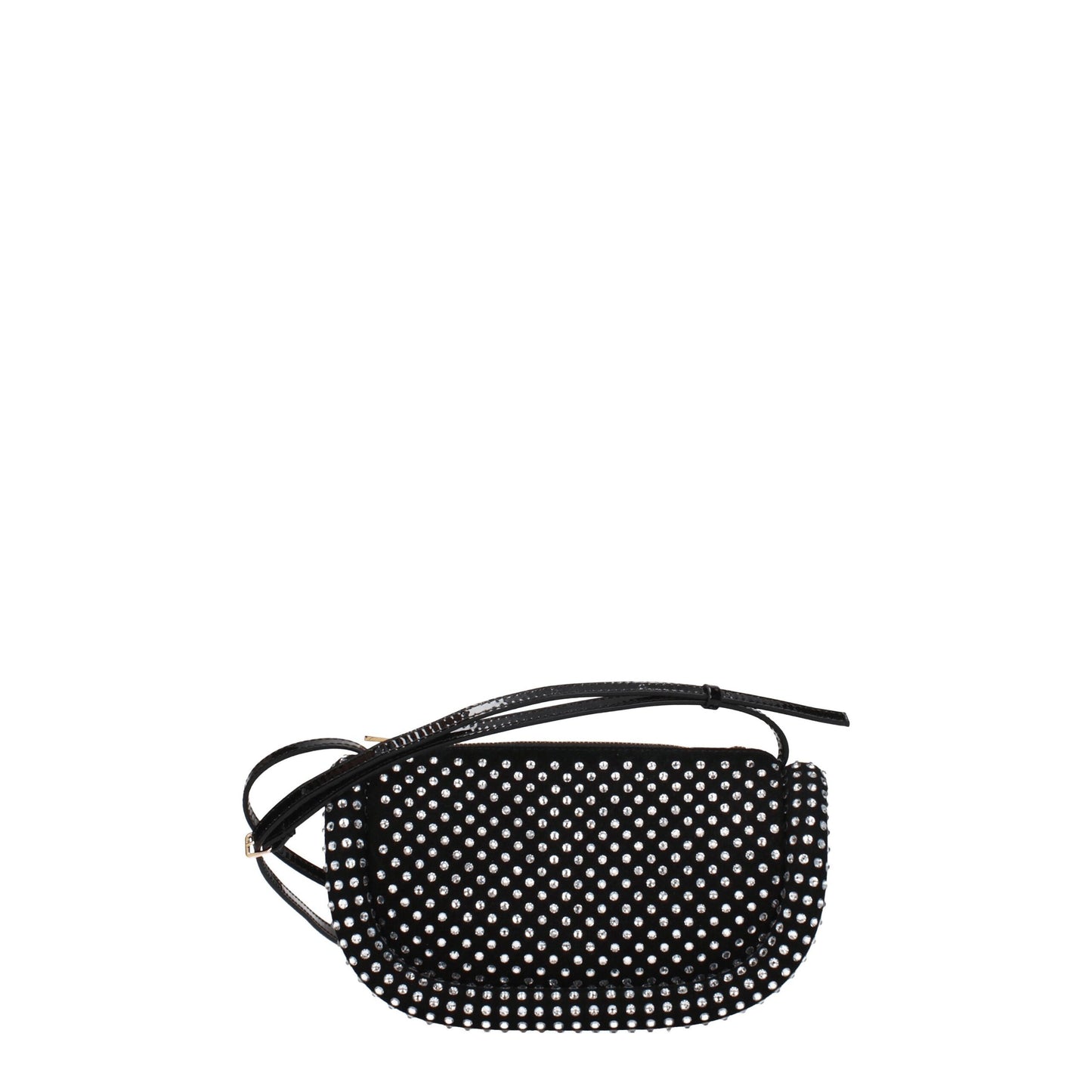 Black Leather Crossbody Bag