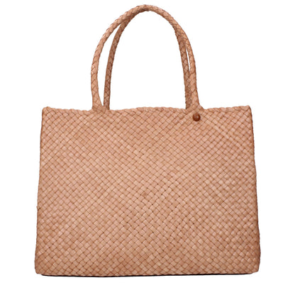 Pink Leather Shoulder Bag