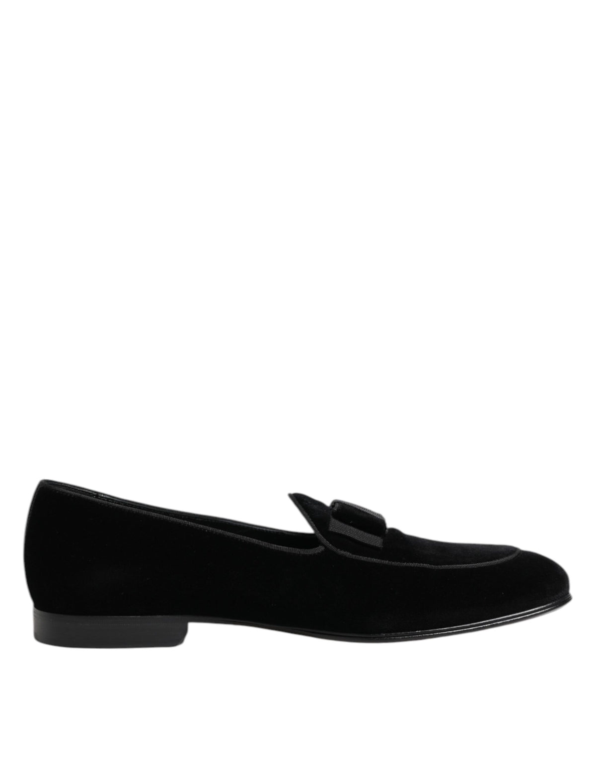 Black Velvet Loafers Formal Men Dress Shoes