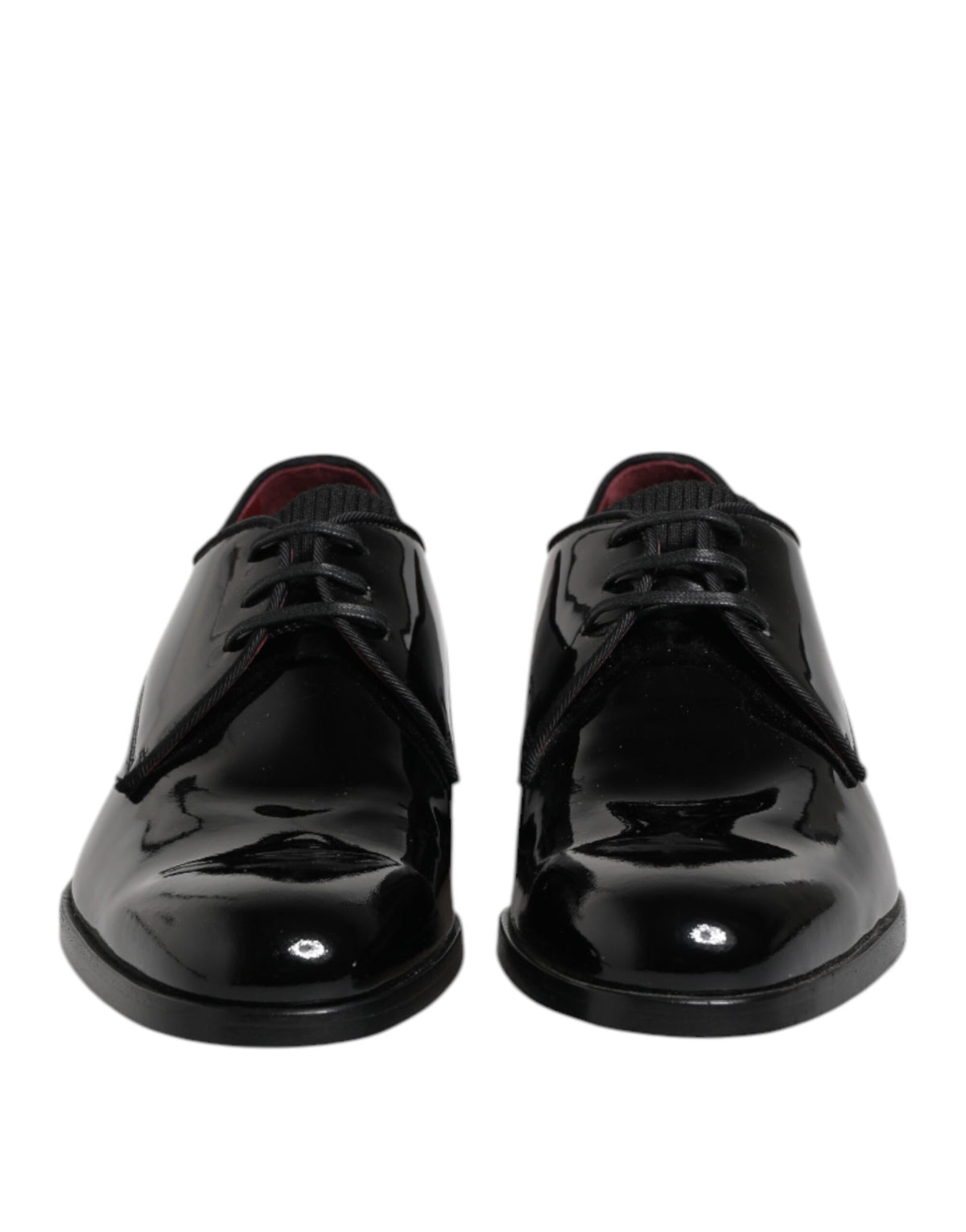 Black Leather Lace Up Men Derby Formal Shoes
