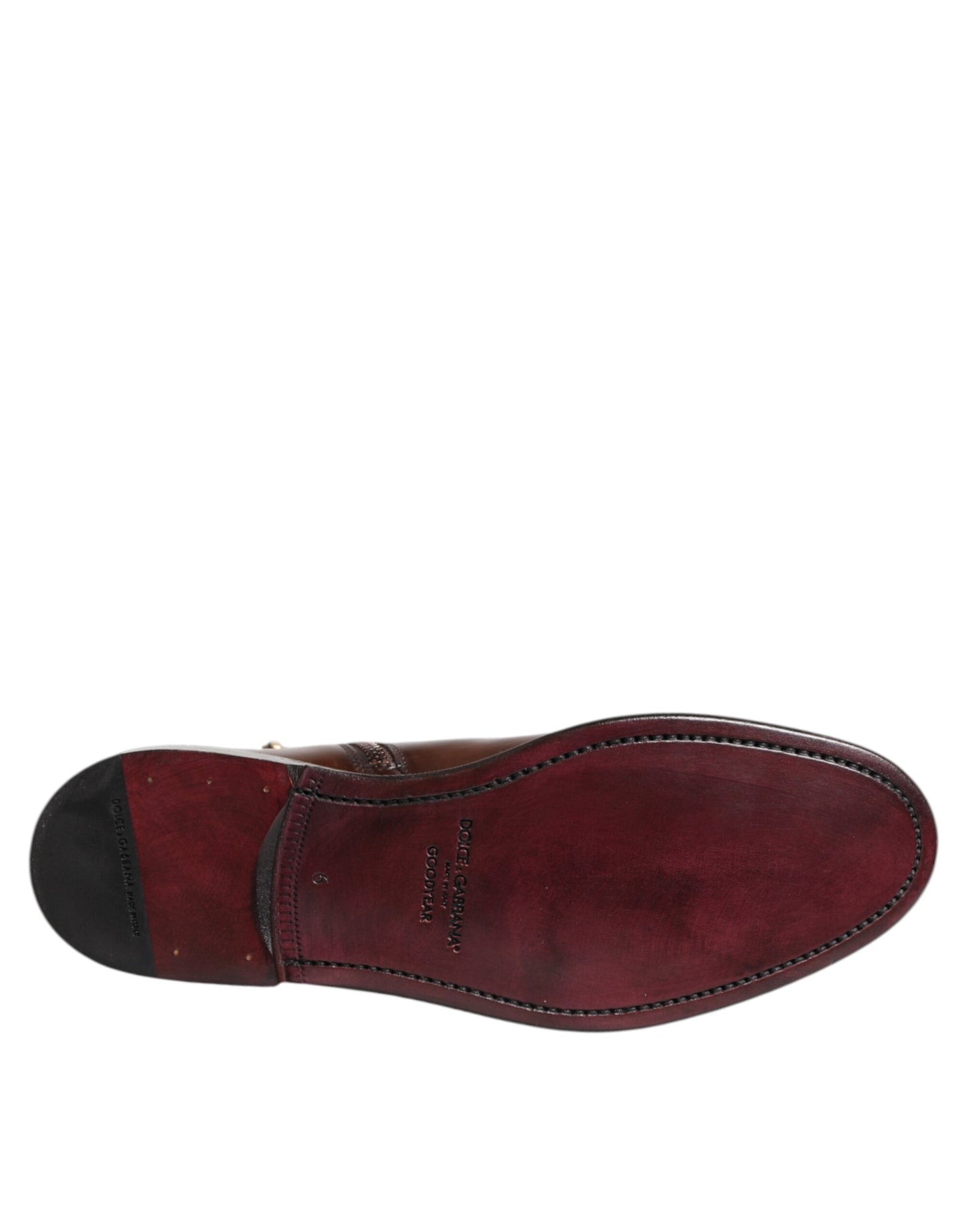 Brown Chelsea Leather Mid Calf Boots Shoes