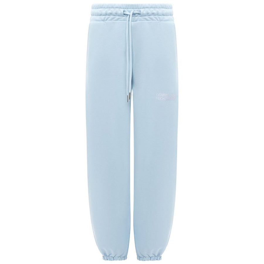Blue Cotton Women Sweatpant