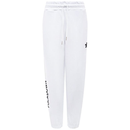 White Cotton Women Pants