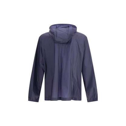 Blue Nylon Shell Jacket