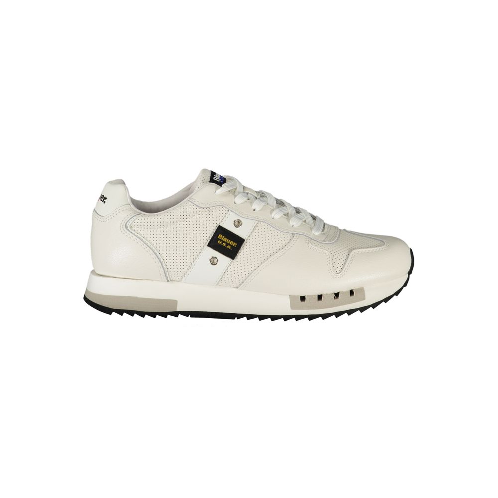 White Leather Men Sneaker