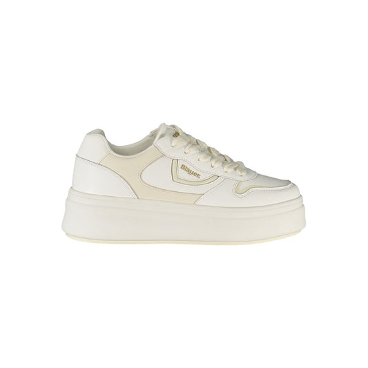 White Leather Women Sneaker