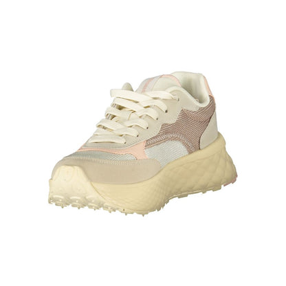 Beige Polyurethane Women Sneaker