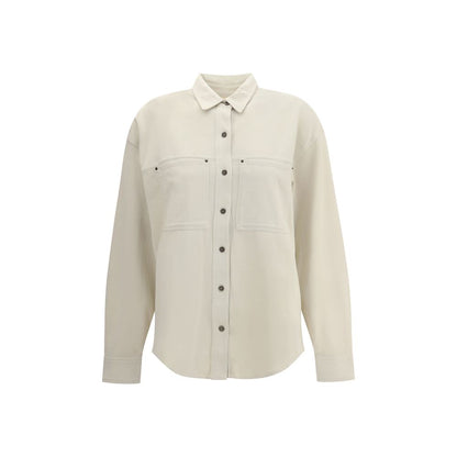 White Cotton Dress Shirt
